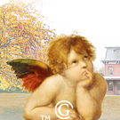 Think Great Stuff, brandmark, Raphael’s putti from the Sistine Madonna