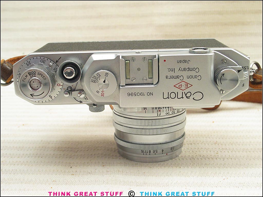 Photo 100_3664 Product photo #100_3664 of SKU 21001183 (Canon IIF2 “EP” 1955 vintage 35mm Rangefinder Camera Bundle)