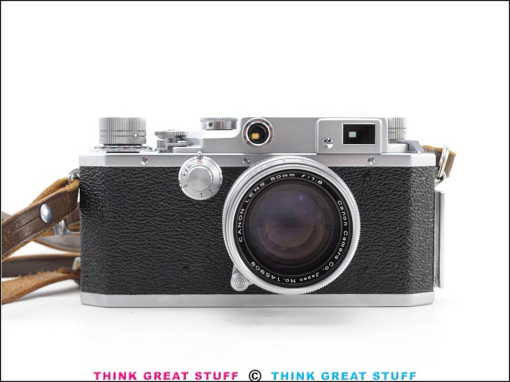 Photo 100_9071 Product photo #100_9071 of SKU 21003009 (Canon IIF2 “EP” 1955 35mm Rangefinder Camera + 50mm/f1.8 lens)