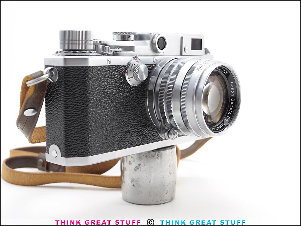 Photo 100_9075 Product photo #100_9075 of SKU 21003009 (Canon IIF2 “EP” 1955 35mm Rangefinder Camera + 50mm/f1.8 lens)