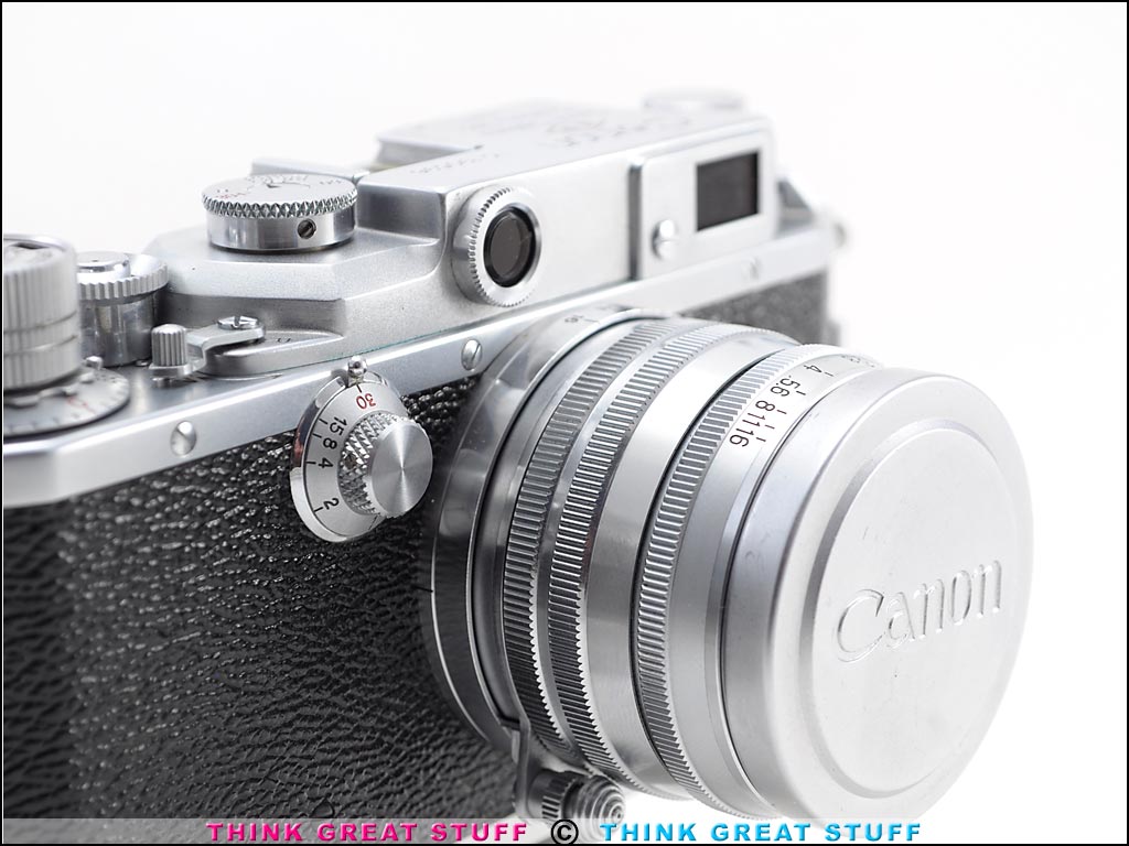 Photo 100_9086 Product photo #100_9086 of SKU 21003009 (Canon IIF2 “EP” 1955 35mm Rangefinder Camera + 50mm/f1.8 lens)