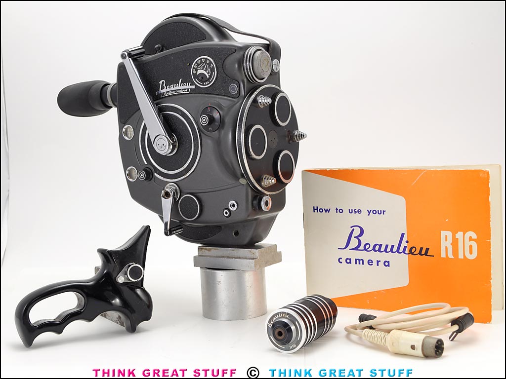 Beaulieu Reflex Control 16mm Cine Movie Camera CR16 R16 Motor (Photo no. 100_9211)