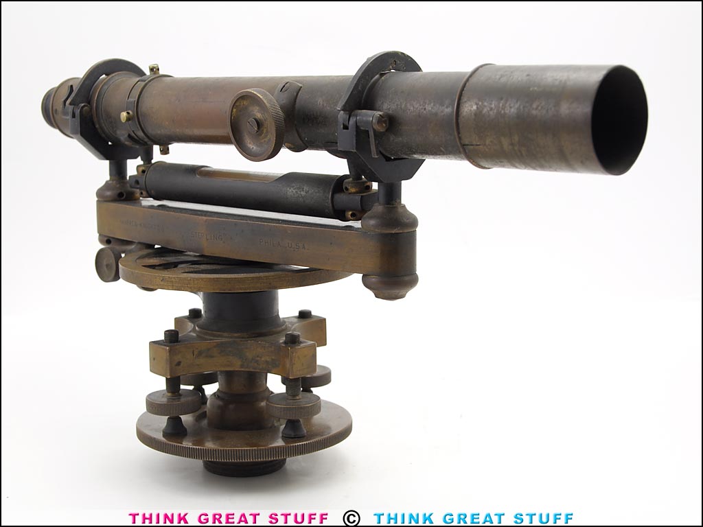 Warren-Knight Co. Sterling SN 963, c.1910s Surveyor Wye Level (Photo no. 100_9371)