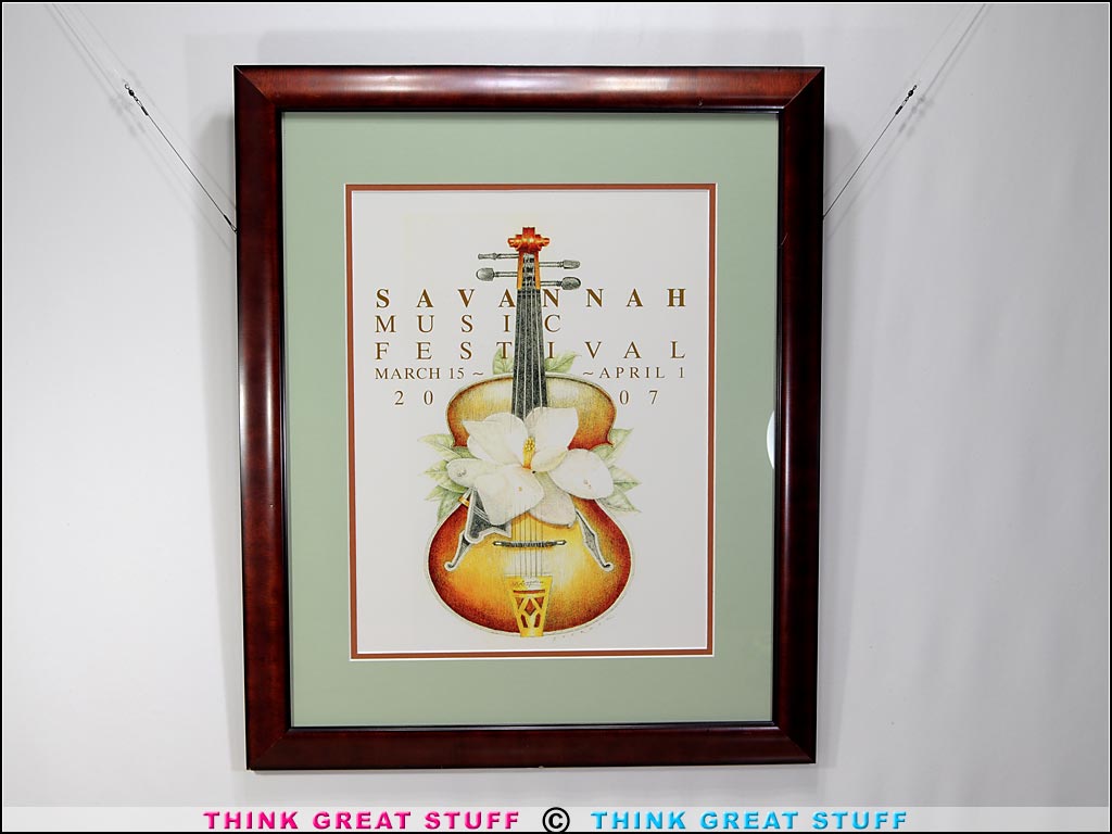 Photo 101_0341 Product photo #101_0341 of SKU 21007002 (Framed 2007 Savannah Music Festival Poster by Dugald Stermer)